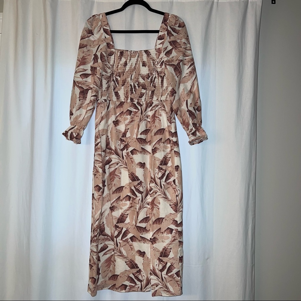 House of Harlow 1960 Revolve Palm Midi Dress